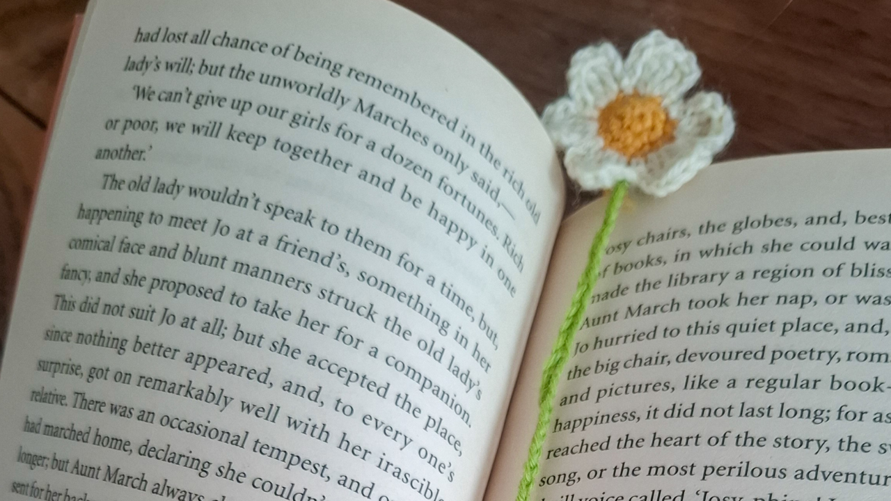 Marque page en crochet